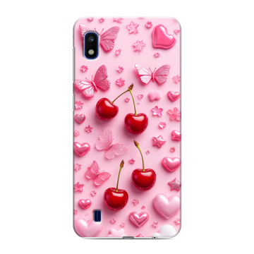 Силиконовый противоударный чехол на Samsung Galaxy A10 с принтом для девочек