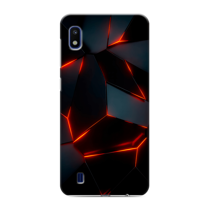 Силиконовый противоударный чехол на Samsung Galaxy A10 с принтом Яркие абстракции Силиконовый противоударный чехол на Samsung Galaxy A10 с принтом Яркие абстракции