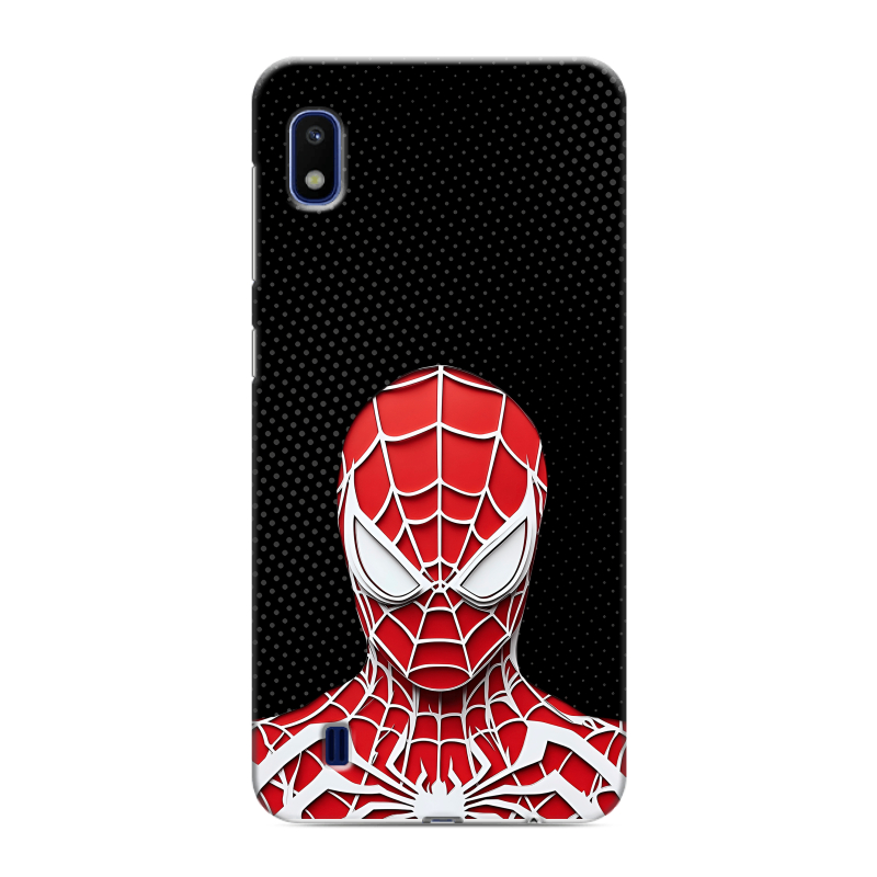 Силиконовый противоударный чехол на Samsung Galaxy A10 с принтом человек паук spiderman Силиконовый противоударный чехол на Samsung Galaxy A10 с принтом человек паук spiderman