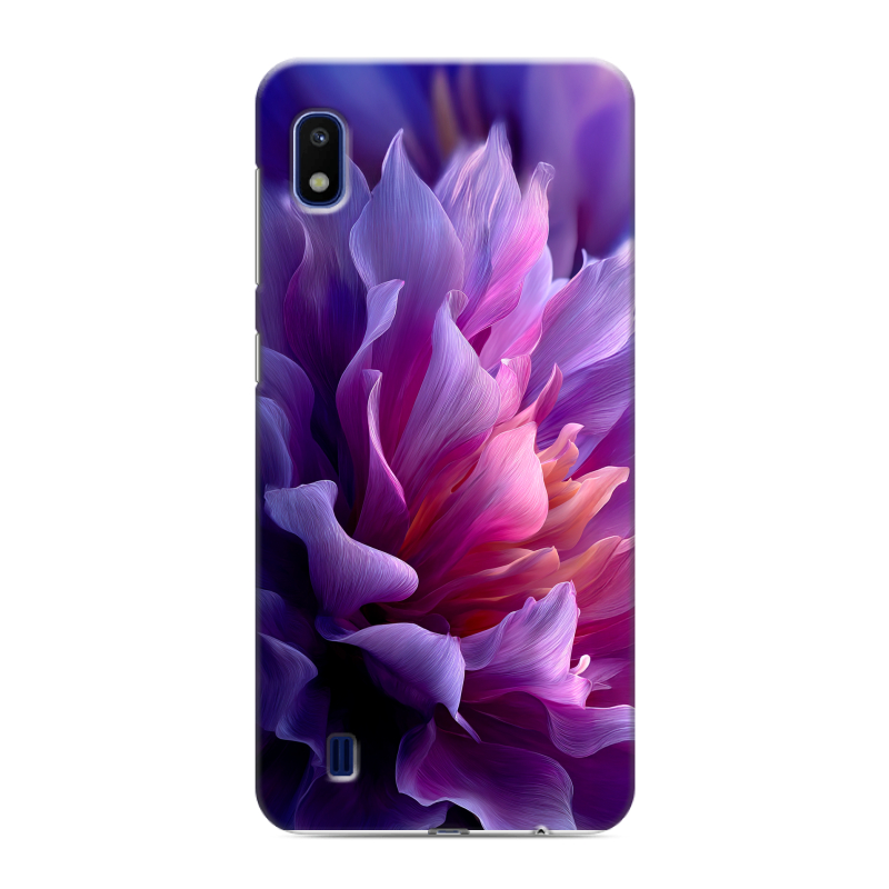 Силиконовый противоударный чехол на Samsung Galaxy A10 с принтом женский цветы Силиконовый противоударный чехол на Samsung Galaxy A10 с принтом женский цветы
