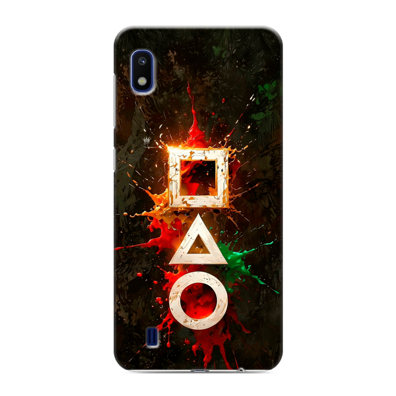 Силиконовый противоударный чехол на Samsung Galaxy A10 с принтом Squid Game Игра кальмара Силиконовый противоударный чехол на Samsung Galaxy A10 с принтом Squid Game Игра кальмара