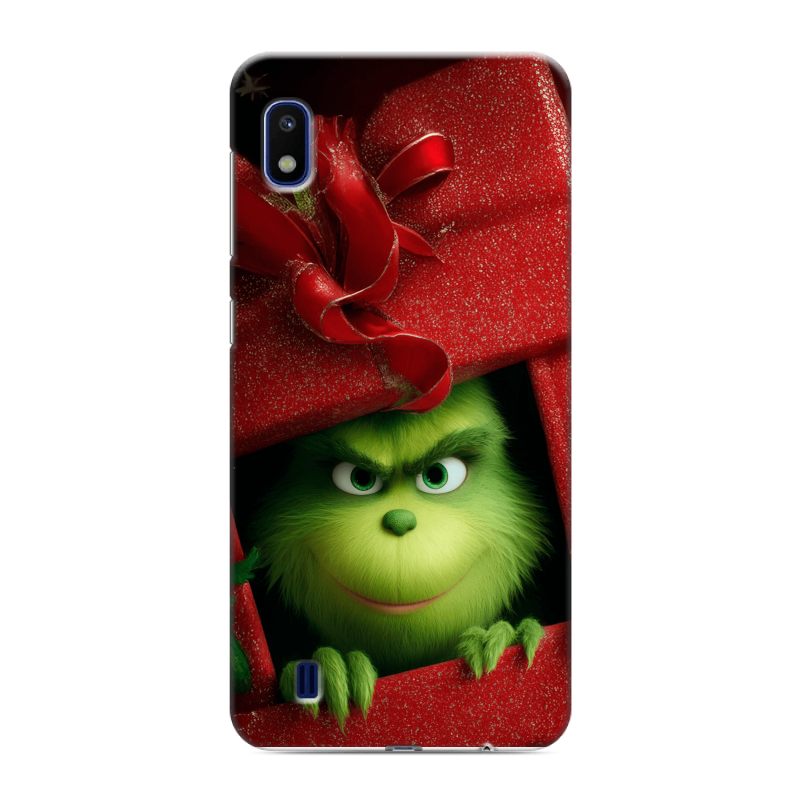 Силиконовый противоударный чехол на Samsung Galaxy A10 с принтом Новый год Силиконовый противоударный чехол на Samsung Galaxy A10 с принтом Новый год