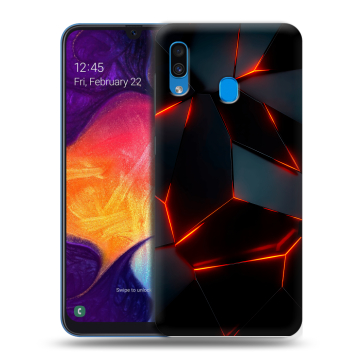 Силиконовый противоударный чехол на Samsung Galaxy A40 с принтом Яркие абстракции Силиконовый противоударный чехол на Samsung Galaxy A40 с принтом Яркие абстракции