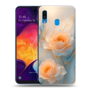 Силиконовый противоударный чехол на Samsung Galaxy A40 с принтом Женский Силиконовый противоударный чехол на Samsung Galaxy A40 с принтом Женский