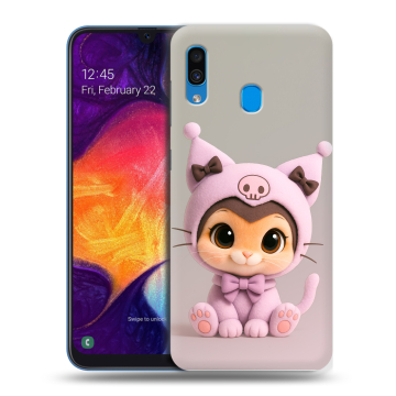 Силиконовый противоударный чехол на Samsung Galaxy A40 с принтом Куроми Kuromi 