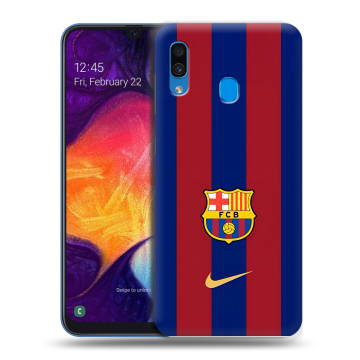 Силиконовый противоударный чехол на Samsung Galaxy A40 с принтом Барселона Barcelona Силиконовый противоударный чехол на Samsung Galaxy A40 с принтом Барселона Barcelona