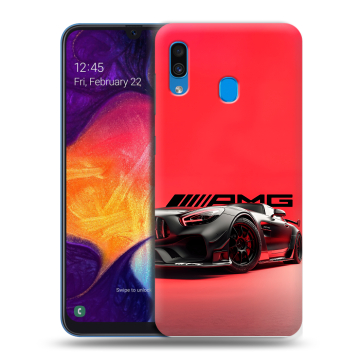 Силиконовый противоударный чехол на Samsung Galaxy A40 с принтом Мерседес Mercedes AMG Силиконовый противоударный чехол на Samsung Galaxy A40 с принтом Мерседес Mercedes AMG