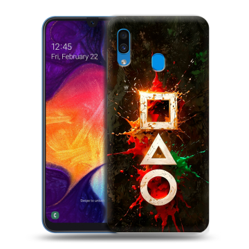 Силиконовый противоударный чехол на Samsung Galaxy A40 с принтом Squid Game Игра кальмара Силиконовый противоударный чехол на Samsung Galaxy A40 с принтом Squid Game Игра кальмара