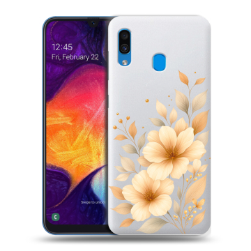 Силиконовый противоударный чехол на Samsung Galaxy A40 с принтом для девушки Силиконовый противоударный чехол на Samsung Galaxy A40 с принтом для девушки