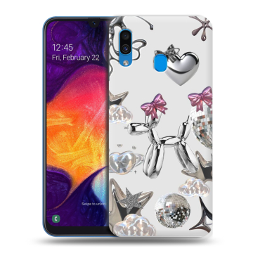 Силиконовый противоударный чехол на Samsung Galaxy A40 с принтом Y2K