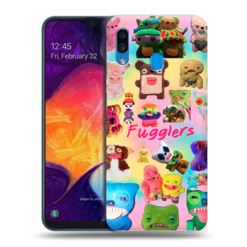 Силиконовый противоударный чехол на Samsung Galaxy A40 с принтом Флагер Fuggler Силиконовый противоударный чехол на Samsung Galaxy A40 с принтом Флагер Fuggler