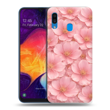 Силиконовый противоударный чехол на Samsung Galaxy A40 с принтом женский Силиконовый противоударный чехол на Samsung Galaxy A40 с принтом женский