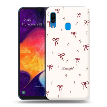 Силиконовый противоударный чехол на Samsung Galaxy A40 с принтом для девочек