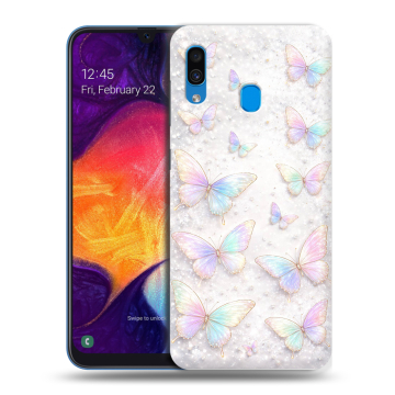 Силиконовый противоударный чехол на Samsung Galaxy A40 с принтом женский Силиконовый противоударный чехол на Samsung Galaxy A40 с принтом женский