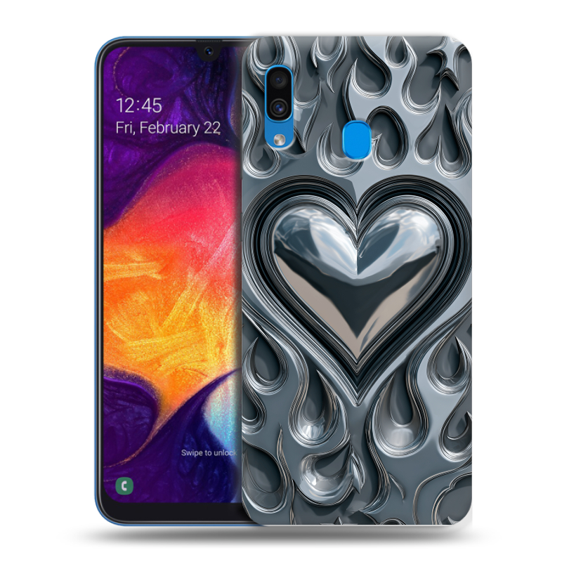 Пластиковый чехол на Samsung Galaxy A40 с принтом Y2K Пластиковый чехол на Samsung Galaxy A40 с принтом Y2K