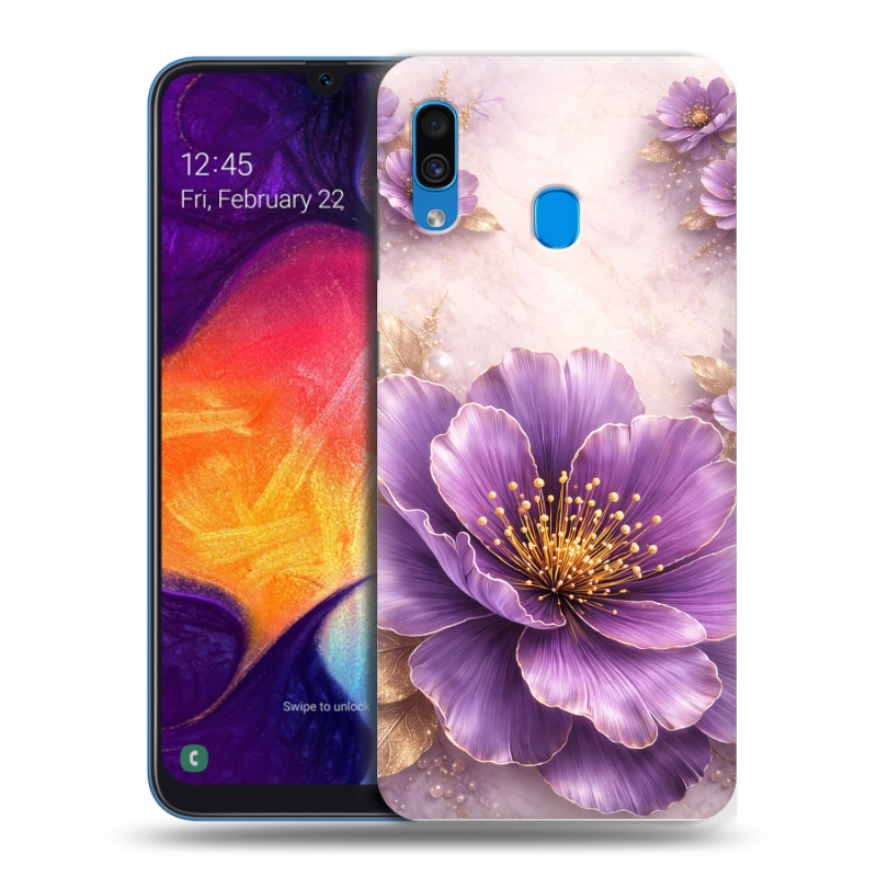 Пластиковый чехол на Samsung Galaxy A40 с принтом женский Пластиковый чехол на Samsung Galaxy A40 с принтом женский