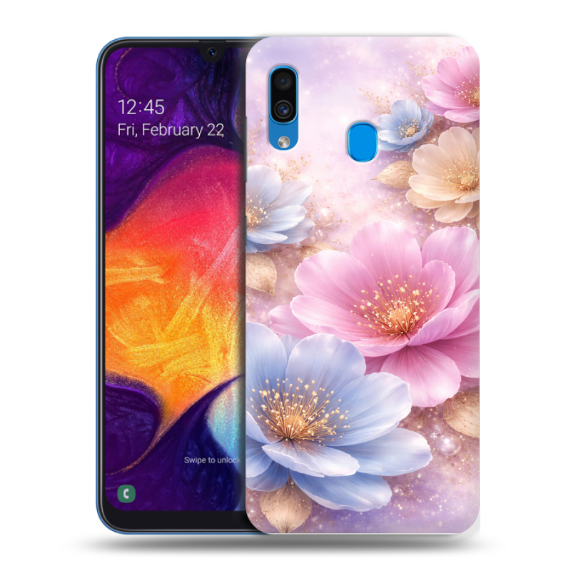Пластиковый чехол на Samsung Galaxy A40 с принтом женский Пластиковый чехол на Samsung Galaxy A40 с принтом женский