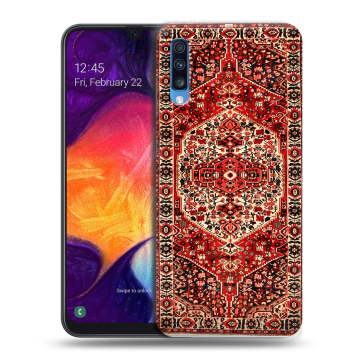 Силиконовый противоударный чехол на Samsung Galaxy A70 с принтом Ковер