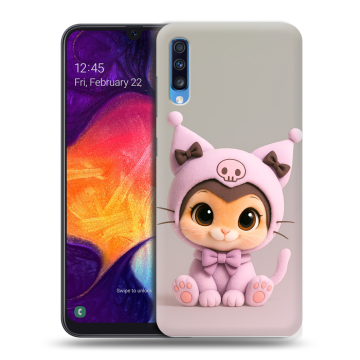 Силиконовый противоударный чехол на Samsung Galaxy A70 с принтом Куроми Kuromi Силиконовый противоударный чехол на Samsung Galaxy A70 с принтом Куроми Kuromi