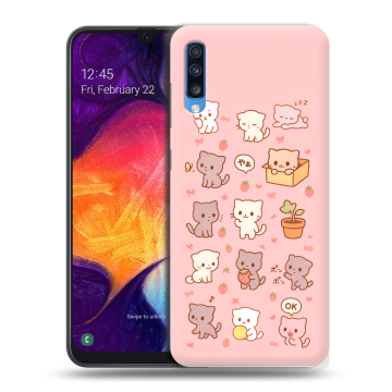 Силиконовый противоударный чехол на Samsung Galaxy A70 с принтом Hello Kitty Хелоу Кити Силиконовый противоударный чехол на Samsung Galaxy A70 с принтом Hello Kitty Хелоу Кити