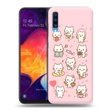 Силиконовый противоударный чехол на Samsung Galaxy A70 с принтом Hello Kitty Хелоу Кити Силиконовый противоударный чехол на Samsung Galaxy A70 с принтом Hello Kitty Хелоу Кити