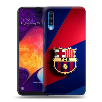Силиконовый противоударный чехол на Samsung Galaxy A70 с принтом Барселона Barcelona Силиконовый противоударный чехол на Samsung Galaxy A70 с принтом Барселона Barcelona
