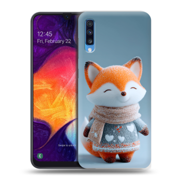 Силиконовый противоударный чехол на Samsung Galaxy A70 с принтом Лиса Силиконовый противоударный чехол на Samsung Galaxy A70 с принтом Лиса