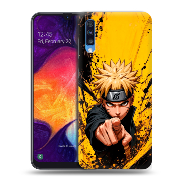 Силиконовый противоударный чехол на Samsung Galaxy A70 с принтом Naruto Наруто Силиконовый противоударный чехол на Samsung Galaxy A70 с принтом Naruto Наруто