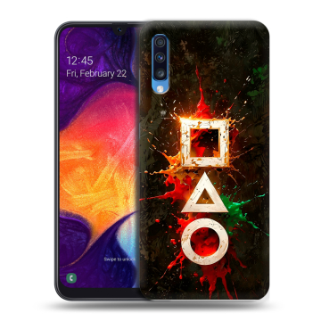 Силиконовый противоударный чехол на Samsung Galaxy A70 с принтом Squid Game Игра кальмара Силиконовый противоударный чехол на Samsung Galaxy A70 с принтом Squid Game Игра кальмара