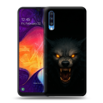 Силиконовый противоударный чехол на Samsung Galaxy A70 с принтом Волк Силиконовый противоударный чехол на Samsung Galaxy A70 с принтом Волк