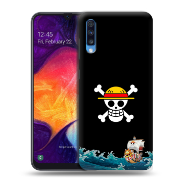 Силиконовый противоударный чехол на Samsung Galaxy A70 с принтом One Piece Ван Пис Силиконовый противоударный чехол на Samsung Galaxy A70 с принтом One Piece Ван Пис