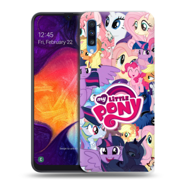 Силиконовый противоударный чехол на Samsung Galaxy A70 с принтом My little pony Дружба чудо Силиконовый противоударный чехол на Samsung Galaxy A70 с принтом My little pony Дружба чудо