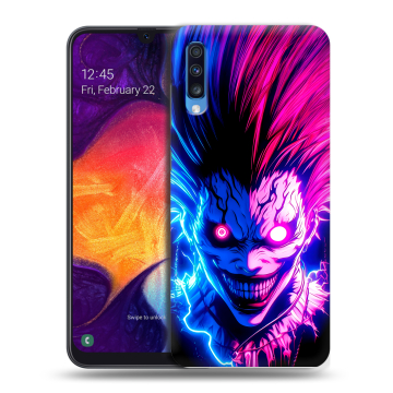 Силиконовый противоударный чехол на Samsung Galaxy A70 с принтом Death note Тетрадь смерти Силиконовый противоударный чехол на Samsung Galaxy A70 с принтом Death note Тетрадь смерти