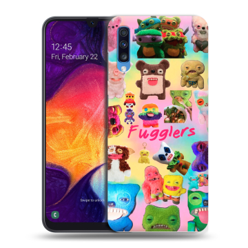 Силиконовый противоударный чехол на Samsung Galaxy A70 с принтом Флагер Fuggler Силиконовый противоударный чехол на Samsung Galaxy A70 с принтом Флагер Fuggler