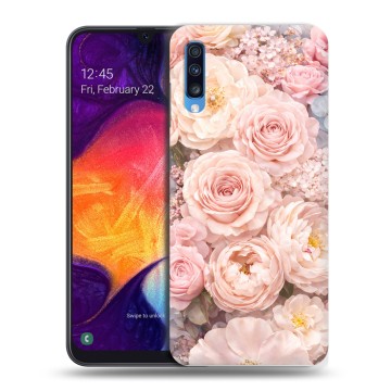 Силиконовый противоударный чехол на Samsung Galaxy A70 с принтом женский Силиконовый противоударный чехол на Samsung Galaxy A70 с принтом женский