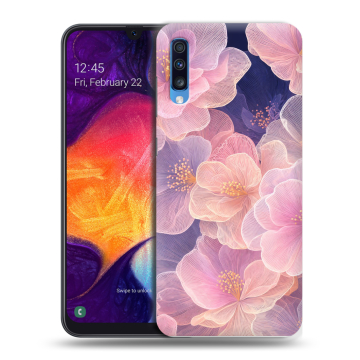Силиконовый противоударный чехол на Samsung Galaxy A70 с принтом женский Силиконовый противоударный чехол на Samsung Galaxy A70 с принтом женский