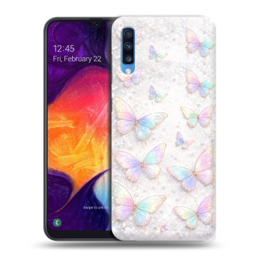 Силиконовый противоударный чехол на Samsung Galaxy A70 с принтом женский Силиконовый противоударный чехол на Samsung Galaxy A70 с принтом женский