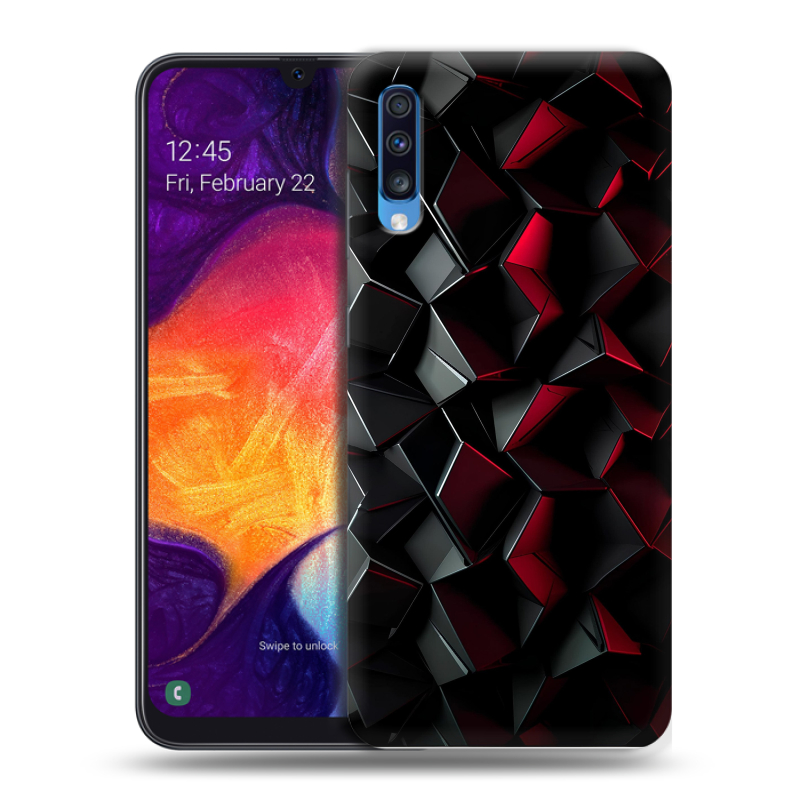 Силиконовый противоударный чехол на Samsung Galaxy A70 с принтом Абстракция Силиконовый противоударный чехол на Samsung Galaxy A70 с принтом Абстракция