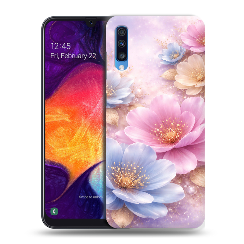 Силиконовый противоударный чехол на Samsung Galaxy A70 с принтом женский Силиконовый противоударный чехол на Samsung Galaxy A70 с принтом женский