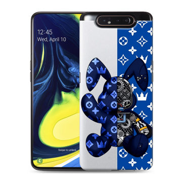 Силиконовый противоударный чехол на Samsung Galaxy A80 с принтом Луи робот Силиконовый противоударный чехол на Samsung Galaxy A80 с принтом Луи робот