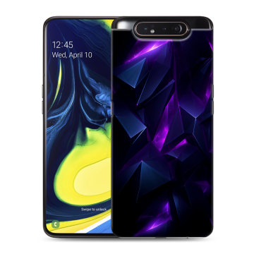 Силиконовый противоударный чехол на Samsung Galaxy A80 с принтом Абстракиция Силиконовый противоударный чехол на Samsung Galaxy A80 с принтом Абстракиция