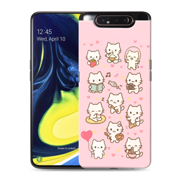 Силиконовый противоударный чехол на Samsung Galaxy A80 с принтом Hello Kitty Хелоу Кити Силиконовый противоударный чехол на Samsung Galaxy A80 с принтом Hello Kitty Хелоу Кити