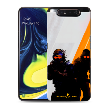 Силиконовый противоударный чехол на Samsung Galaxy A80 с принтом Контер страйк Counter strike Силиконовый противоударный чехол на Samsung Galaxy A80 с принтом Контер страйк Counter strike