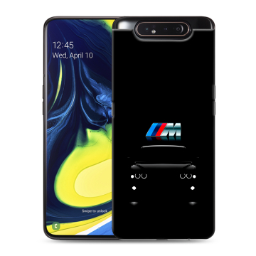 Силиконовый противоударный чехол на Samsung Galaxy A80 с принтом БМВ BMW