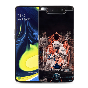 Силиконовый противоударный чехол на Samsung Galaxy A80 с принтом Реал Роналдо Real Ronaldo Силиконовый противоударный чехол на Samsung Galaxy A80 с принтом Реал Роналдо Real Ronaldo