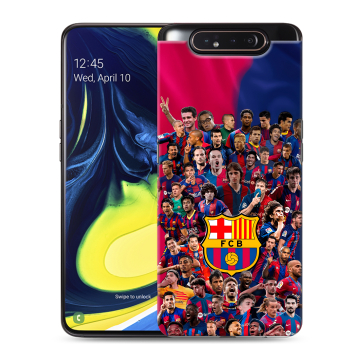 Силиконовый противоударный чехол на Samsung Galaxy A80 с принтом Барселона Barcelona Силиконовый противоударный чехол на Samsung Galaxy A80 с принтом Барселона Barcelona