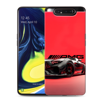 Силиконовый противоударный чехол на Samsung Galaxy A80 с принтом Мерседес Mercedes AMG Силиконовый противоударный чехол на Samsung Galaxy A80 с принтом Мерседес Mercedes AMG
