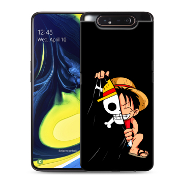 Силиконовый противоударный чехол на Samsung Galaxy A80 с принтом One Piece Ван Пис Силиконовый противоударный чехол на Samsung Galaxy A80 с принтом One Piece Ван Пис