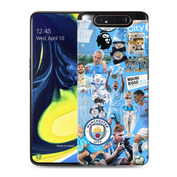 Силиконовый противоударный чехол на Samsung Galaxy A80 с принтом Man City Манчестер Сити Силиконовый противоударный чехол на Samsung Galaxy A80 с принтом Man City Манчестер Сити