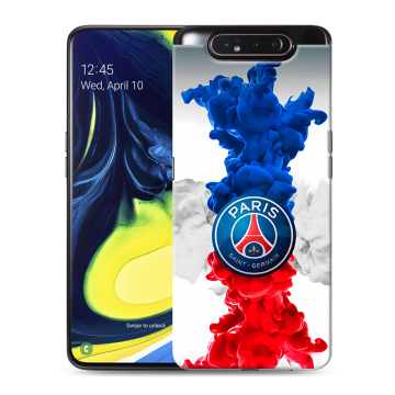 Силиконовый противоударный чехол на Samsung Galaxy A80 с принтом PSG ПСЖ Силиконовый противоударный чехол на Samsung Galaxy A80 с принтом PSG ПСЖ